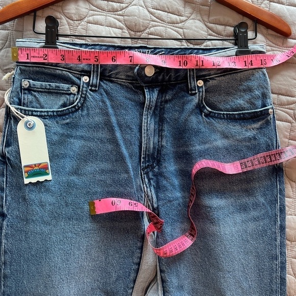 Adriano Goldshmied Daily Blue Virgo Champlain Two Toned Wide Leg Jean NWT - Picture 11 of 16